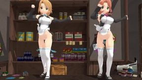 【MMD】Black History Pt2 (Clover Club)【R-18】