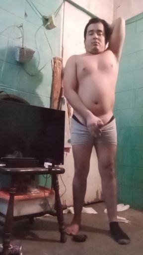 Jesus in boxer pulling his penis chapter 14