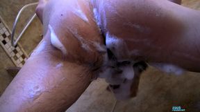 A Sudsy Shower Stroke off