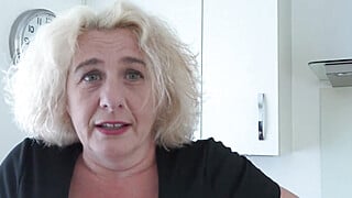 AuntJudysXXX - Fooling Around in the Kitchen with Camilla Creampie (POV)