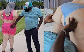 Guy at the Park Couldn’t Resist My BBW SSBBW Big Ass, so I Sit on His Face