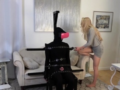 Blonde amateur milf does anal on pov camera 11