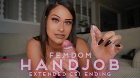 Femdom Handjob CEI