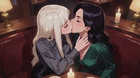 Kissing Stories #4B: Candlelight Confessions Between Soft Lips (Animated)