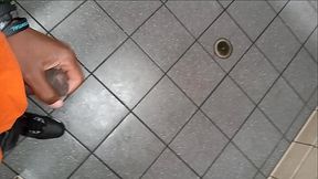 I had to stroke at burger king Restroom