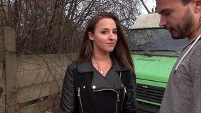 Amirah Adara gives amazing blowjob and nice fuck for help with a broken car