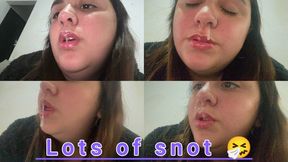 Lots of mucus + stuffy nose