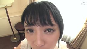 Brunette Belle, Monami, ringing those bells on her pink, shaved, ovulation special