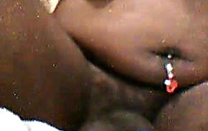 Fat ebony amateur