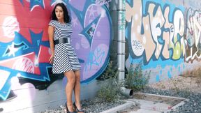 Lola Ash Glamour Video at the Graffiti Wall