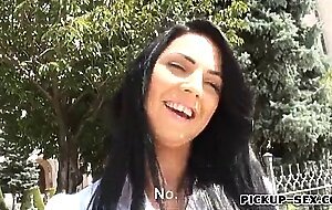 Czech slut suzy fox pussy stuffed and facialed outdoors