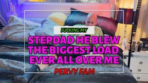stepdad does porn so he fucks me giving me the biggest load ever all over me