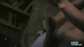 Hot Zack Randall caps the night off with a sexy creamy load
