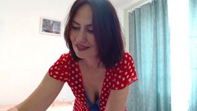 Dancing beautifully and starts masturbating