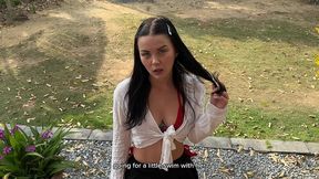 my girlfriend s friend has a smooth, peachy pussy and tight ass, which was just visited and creampied by my cock