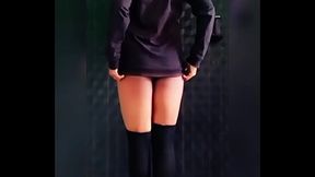 Balck hoodie femboy 3