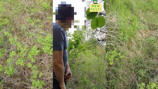 Malibog Boyzones captures hot jakol sa gubat in wild outdoor jerk off session