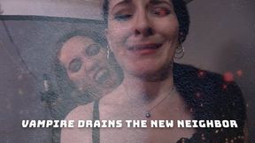 Vampire Eve drains the Neighbor Caroline 1
