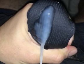 Wife gave used wet panties to masturbate and cum on it