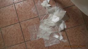 Mega-squirt in the middle of the cumshot party