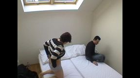 Amateur Wife Fucked and Cumshot on Tits by Husband with Big Cock