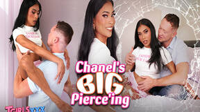 TGIRLS XXX - Chanel's Big Pierce'ing