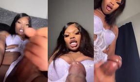 TsDessiree Multi Angle Cum Session Snippet big dick surprise shemale jizz