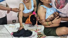 Newley Married Haryanvi Bhabhi was fucked hard in morning after seeing her nude