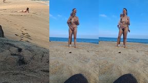 a stranger touched my body on the beach.