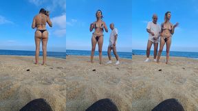 a stranger touched my body on the beach.