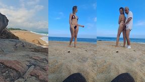 a stranger touched my body on the beach.