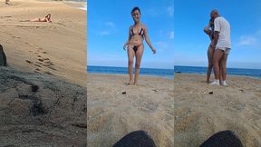 a stranger touched my body on the beach.