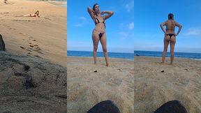 a stranger touched my body on the beach.