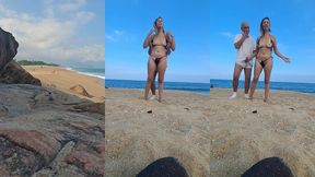 a stranger touched my body on the beach.