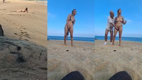 a stranger touched my body on the beach.