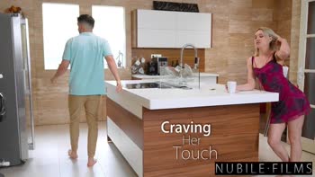 Barbie Brill Serves Up Starving Man's Hunger in Kitchen Seduction
