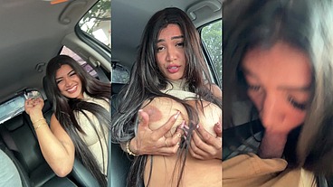 Maju Fagundes entrou no carro tem que mamar