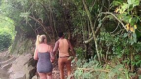 Wild Sex In Jungle At The Waterfall