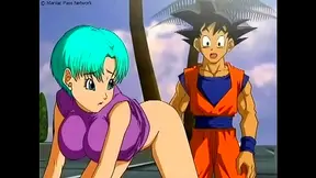 Bulma Seduces Goku into Wild Passion Under the Stars – DBZ Fantasy