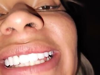 Night adventure with exhibitionism and fucking an ass until cum spurts between the train cars on