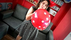 B2p Balloons - Blow, Deflate and Pussy Play as Minnie - Bunny Looner