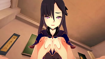 personaje femenino hydro del video juego genshin impact