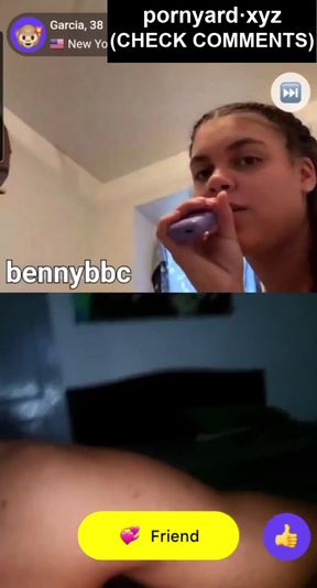 Amateur teen gets caught on webcam