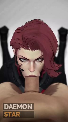 Black Widow gives a blowjob and makes time to stop you and buy time.