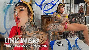 Marta Make In The Art Of Squirt Painting