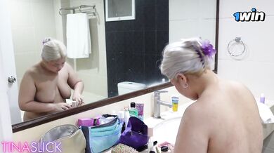 Tina Slick - I almost got caught fucking in the balcony! The hotel staff knocked on our door!?