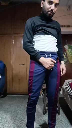 Indian Man Show Penis with Live Performance with Friends