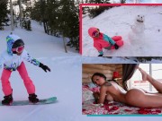 BANGBROS - Wholesome Winter Fun With Amia Miley, And Some Provocative Content As Well