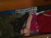 ASMR while wife at work husband tries on her panties
