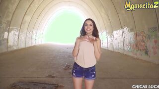 MAMACITAZ - Hardcore Outside Sex for Slender Ukrainian Elle Rose